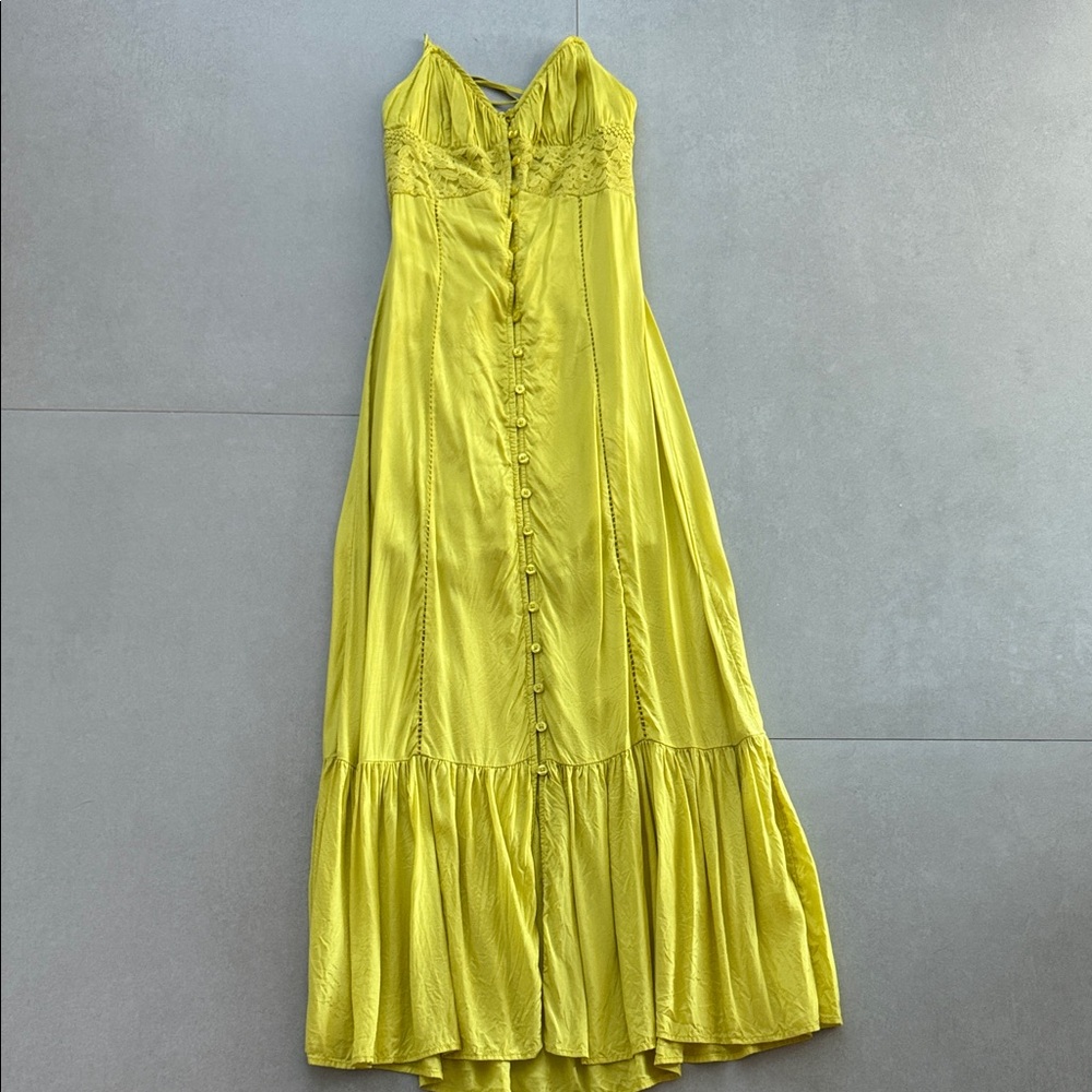 Urban Outfitters Vibrant Yellow Maxi Dress